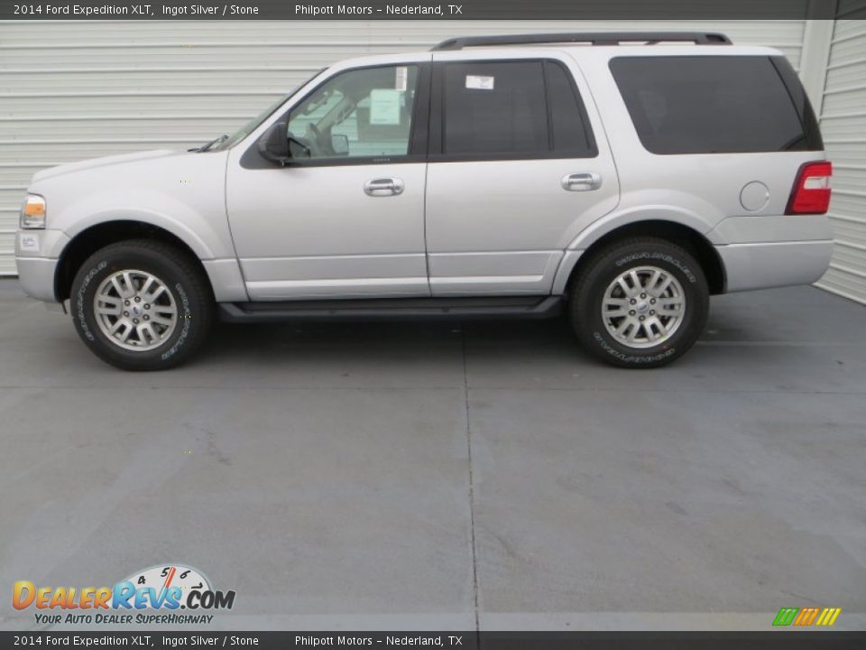 2014 Ford Expedition XLT Ingot Silver / Stone Photo #6