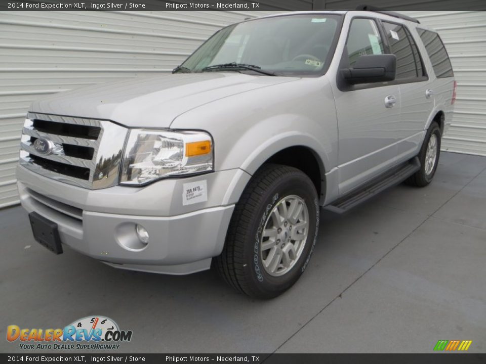 2014 Ford Expedition XLT Ingot Silver / Stone Photo #7