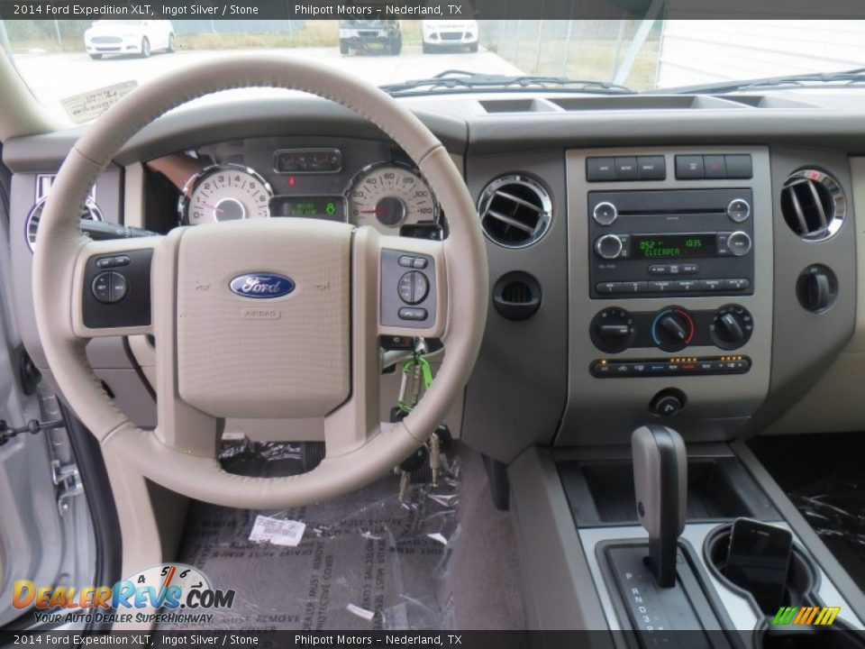 2014 Ford Expedition XLT Ingot Silver / Stone Photo #35