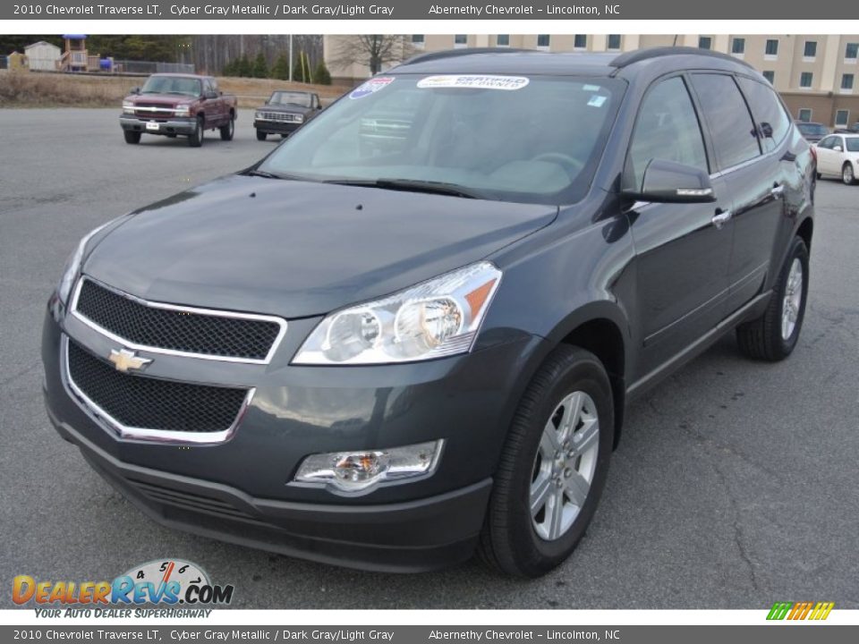 2010 Chevrolet Traverse LT Cyber Gray Metallic / Dark Gray/Light Gray Photo #2