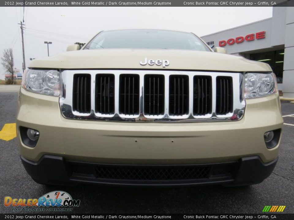 2012 Jeep Grand Cherokee Laredo White Gold Metallic / Dark Graystone/Medium Graystone Photo #2