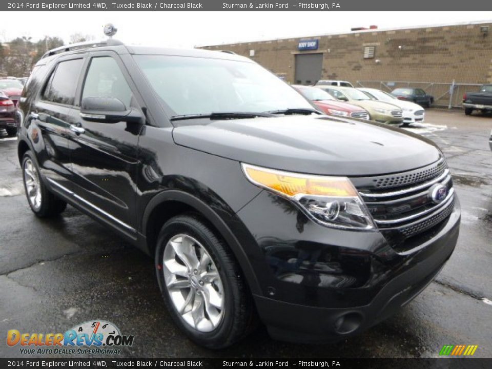 2014 Ford Explorer Limited 4WD Tuxedo Black / Charcoal Black Photo #1