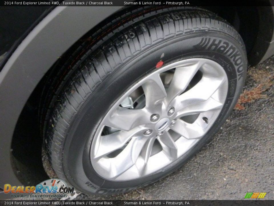 2014 Ford Explorer Limited 4WD Tuxedo Black / Charcoal Black Photo #5