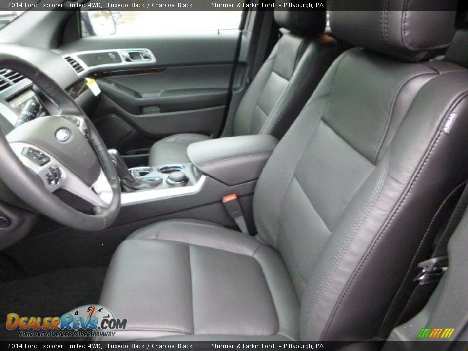 2014 Ford Explorer Limited 4WD Tuxedo Black / Charcoal Black Photo #6