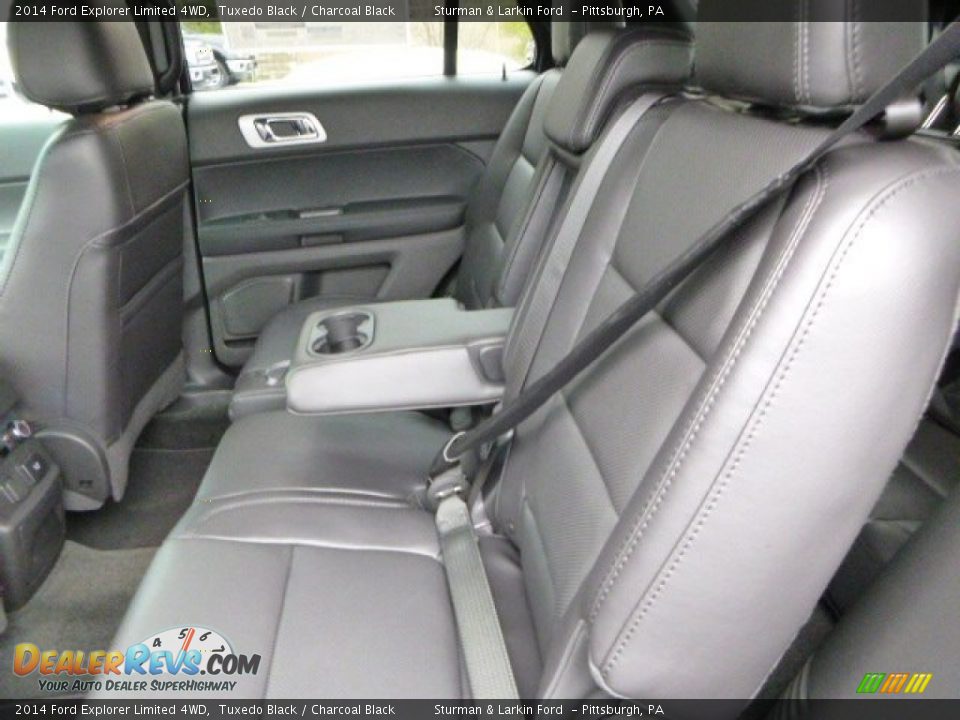 2014 Ford Explorer Limited 4WD Tuxedo Black / Charcoal Black Photo #7