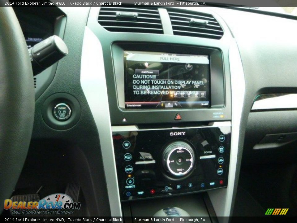 2014 Ford Explorer Limited 4WD Tuxedo Black / Charcoal Black Photo #12