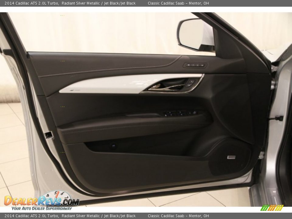 2014 Cadillac ATS 2.0L Turbo Radiant Silver Metallic / Jet Black/Jet Black Photo #4