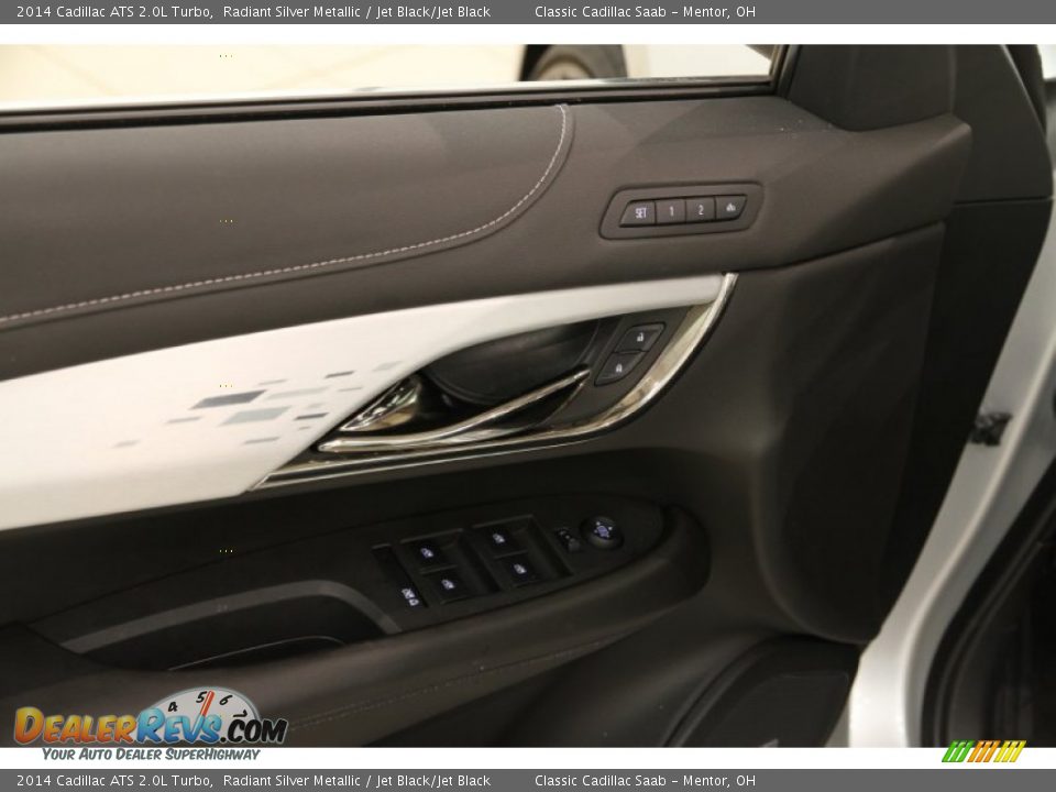 2014 Cadillac ATS 2.0L Turbo Radiant Silver Metallic / Jet Black/Jet Black Photo #5