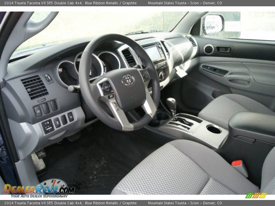 2014 Toyota Tacoma V6 SR5 Double Cab 4x4 Blue Ribbon Metallic / Graphite Photo #5