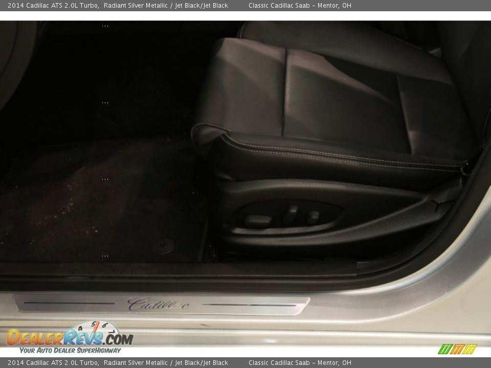 2014 Cadillac ATS 2.0L Turbo Radiant Silver Metallic / Jet Black/Jet Black Photo #6