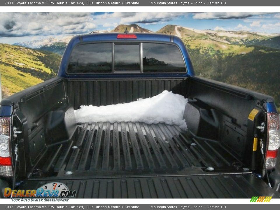 2014 Toyota Tacoma V6 SR5 Double Cab 4x4 Blue Ribbon Metallic / Graphite Photo #8