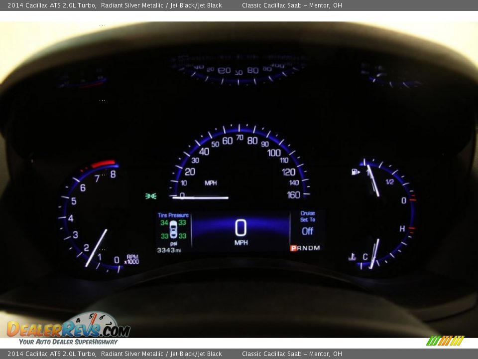 2014 Cadillac ATS 2.0L Turbo Gauges Photo #10