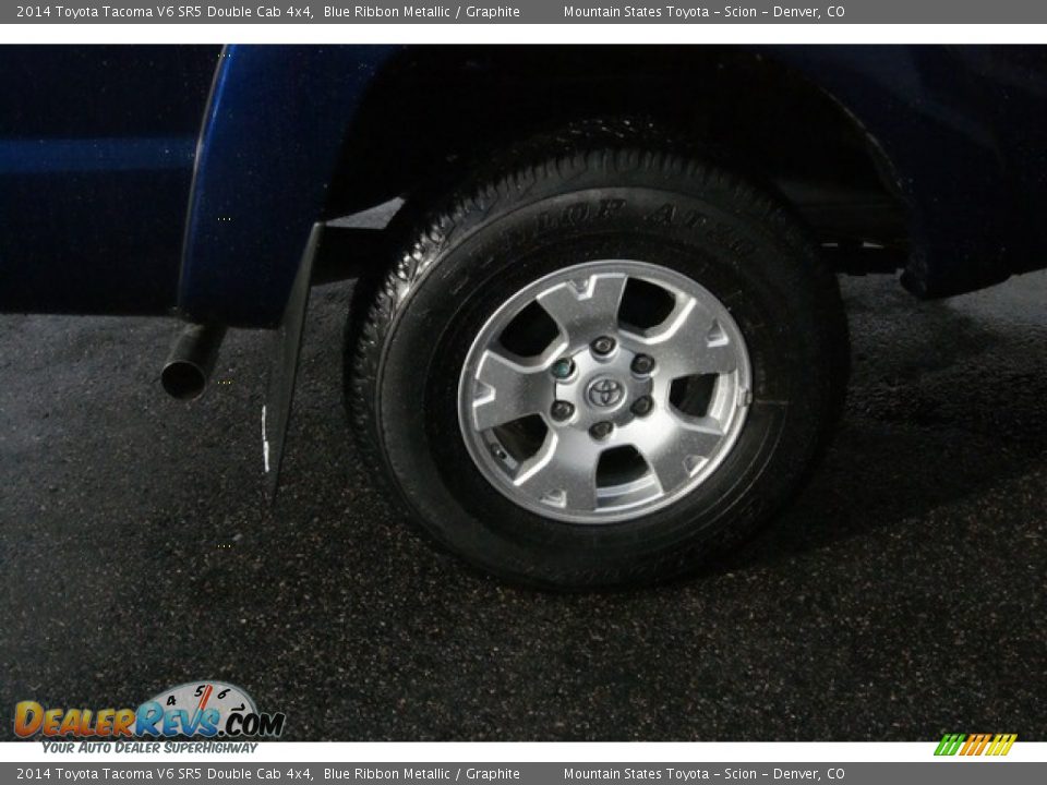 2014 Toyota Tacoma V6 SR5 Double Cab 4x4 Blue Ribbon Metallic / Graphite Photo #9