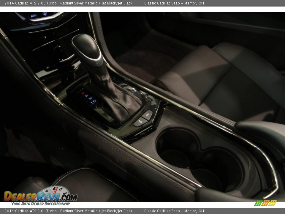 2014 Cadillac ATS 2.0L Turbo Radiant Silver Metallic / Jet Black/Jet Black Photo #15