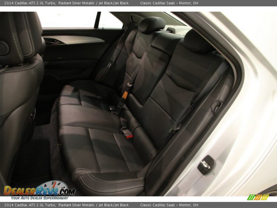 2014 Cadillac ATS 2.0L Turbo Radiant Silver Metallic / Jet Black/Jet Black Photo #18