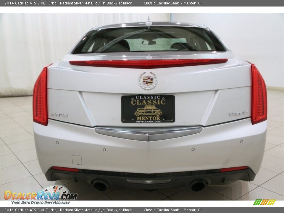 2014 Cadillac ATS 2.0L Turbo Radiant Silver Metallic / Jet Black/Jet Black Photo #19
