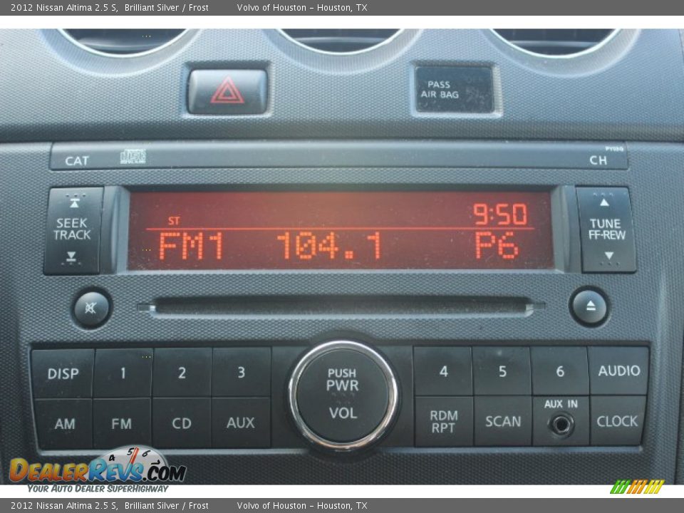 2012 Nissan Altima 2.5 S Brilliant Silver / Frost Photo #13