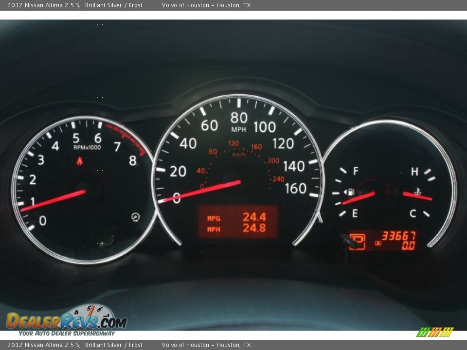 2012 Nissan Altima 2.5 S Brilliant Silver / Frost Photo #25