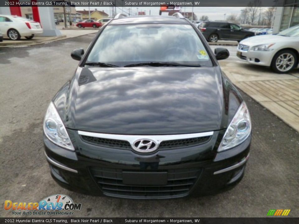 2012 Hyundai Elantra GLS Touring Black Noir Pearl / Black Photo #2