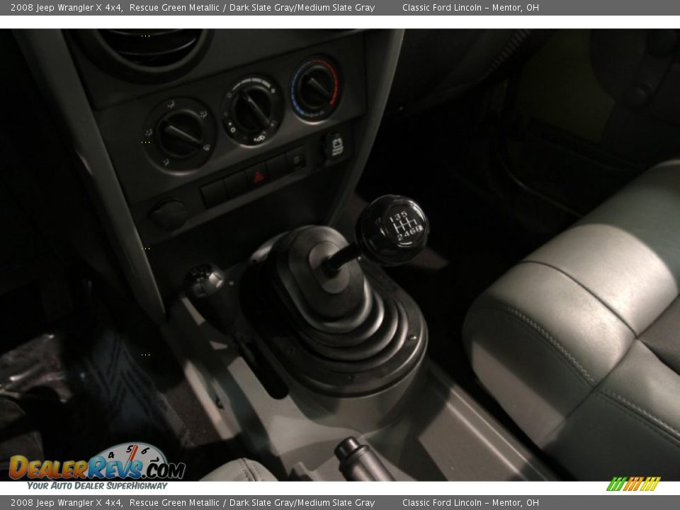 2008 Jeep Wrangler X 4x4 Rescue Green Metallic / Dark Slate Gray/Medium Slate Gray Photo #9