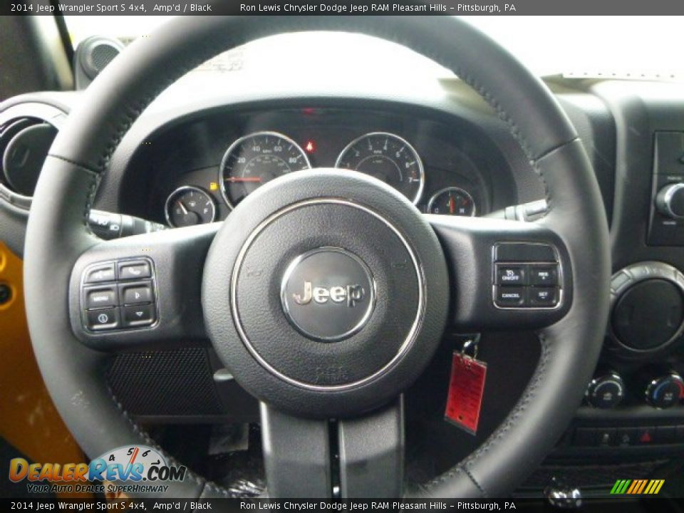 2014 Jeep Wrangler Sport S 4x4 Steering Wheel Photo #18