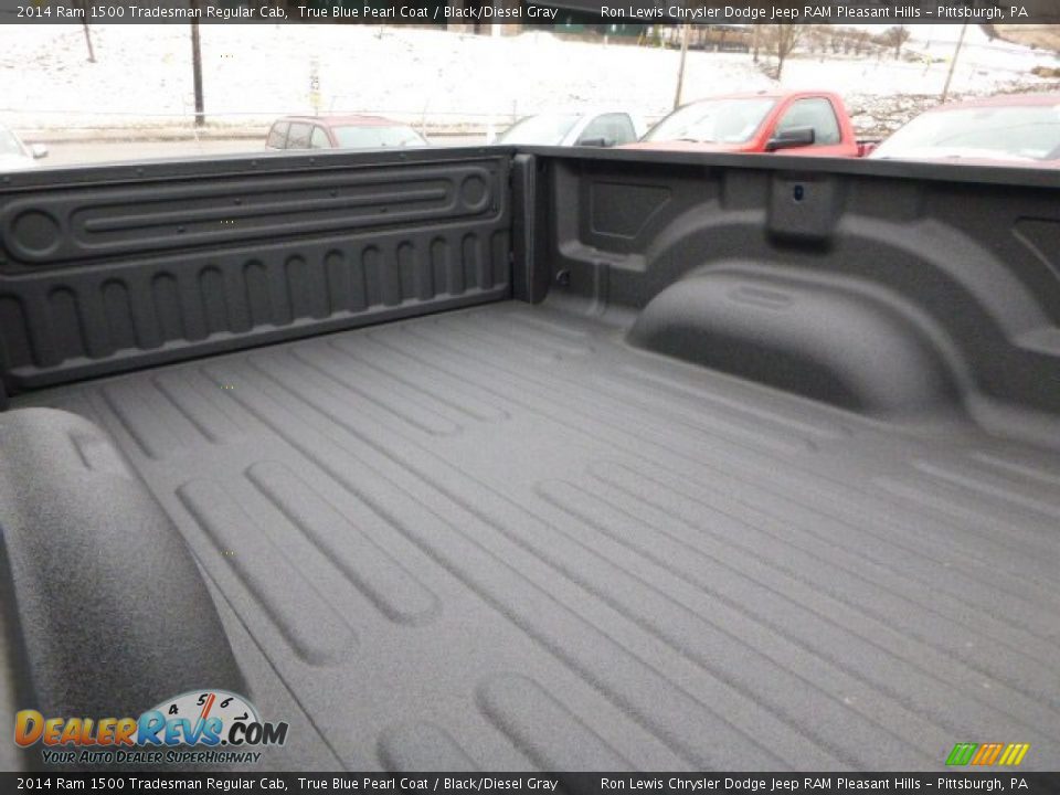 2014 Ram 1500 Tradesman Regular Cab True Blue Pearl Coat / Black/Diesel Gray Photo #13