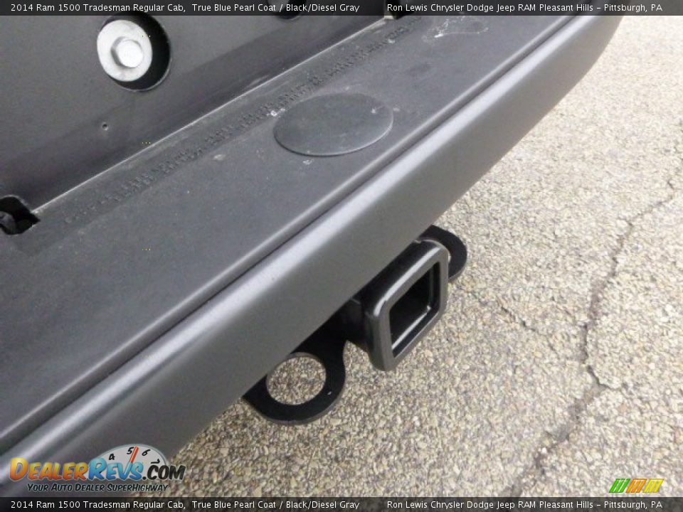 2014 Ram 1500 Tradesman Regular Cab True Blue Pearl Coat / Black/Diesel Gray Photo #14
