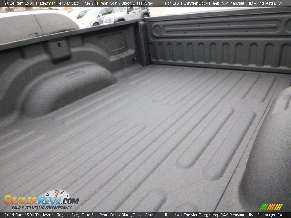 2014 Ram 1500 Tradesman Regular Cab True Blue Pearl Coat / Black/Diesel Gray Photo #15