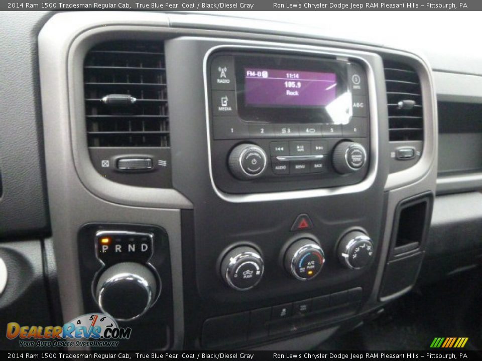 2014 Ram 1500 Tradesman Regular Cab True Blue Pearl Coat / Black/Diesel Gray Photo #19