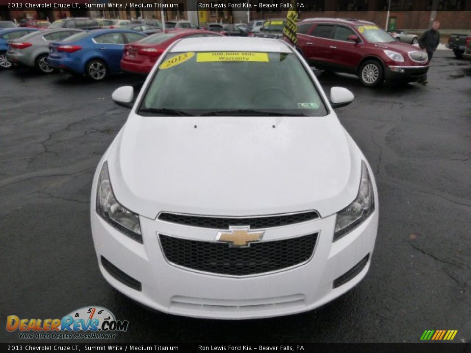 2013 Chevrolet Cruze LT Summit White / Medium Titanium Photo #3
