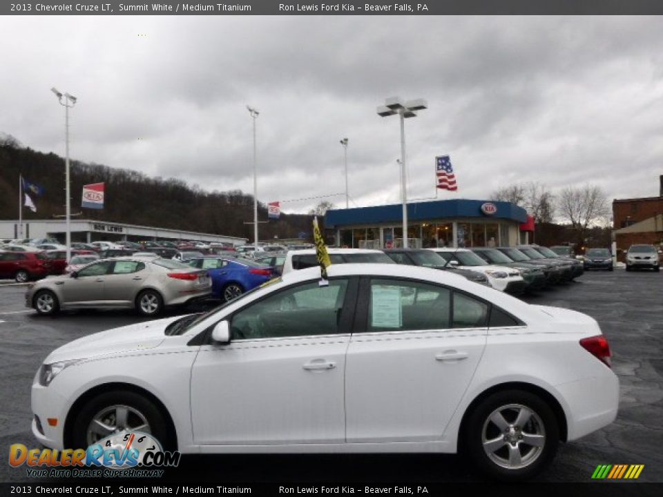 2013 Chevrolet Cruze LT Summit White / Medium Titanium Photo #5