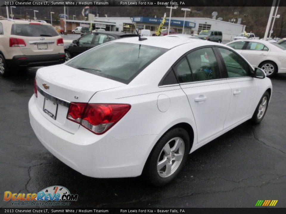 2013 Chevrolet Cruze LT Summit White / Medium Titanium Photo #8