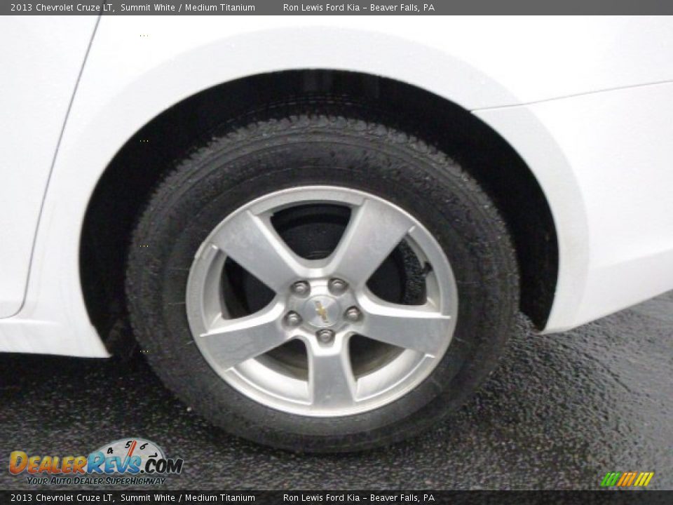 2013 Chevrolet Cruze LT Summit White / Medium Titanium Photo #9