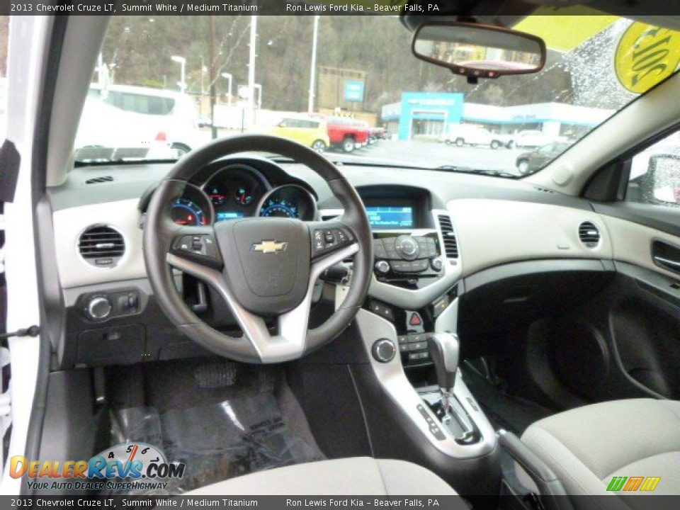 2013 Chevrolet Cruze LT Summit White / Medium Titanium Photo #14