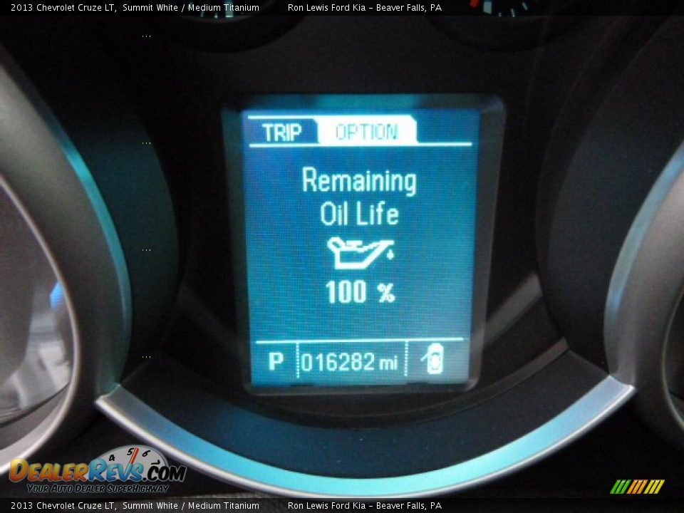 2013 Chevrolet Cruze LT Summit White / Medium Titanium Photo #19