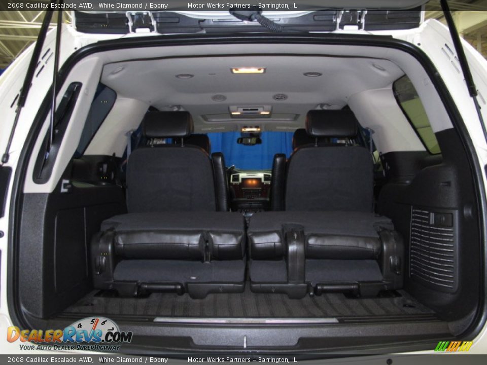 2008 Cadillac Escalade AWD White Diamond / Ebony Photo #9