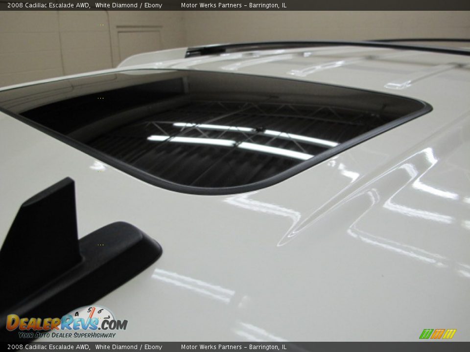 2008 Cadillac Escalade AWD White Diamond / Ebony Photo #10