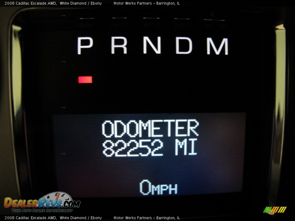 2008 Cadillac Escalade AWD White Diamond / Ebony Photo #27