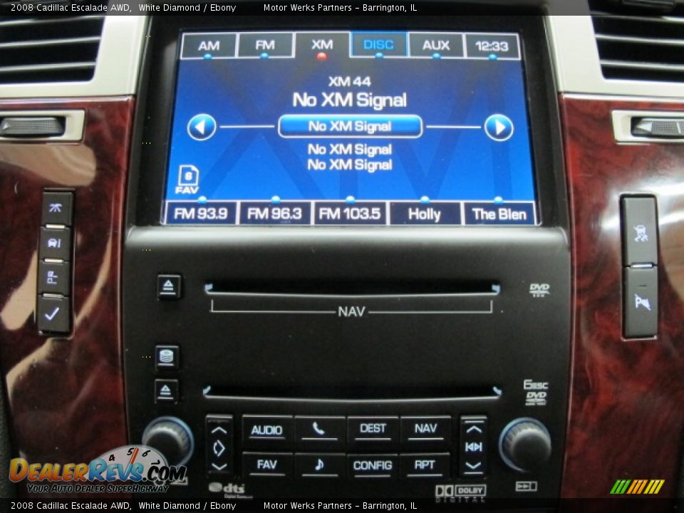 2008 Cadillac Escalade AWD White Diamond / Ebony Photo #29