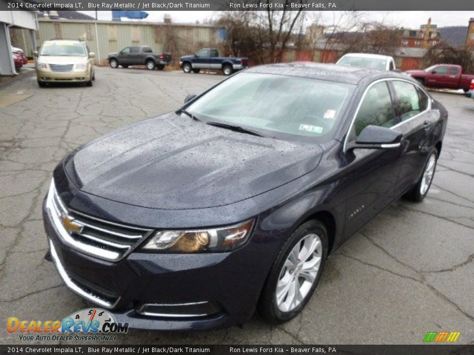 2014 Chevrolet Impala LT Blue Ray Metallic / Jet Black/Dark Titanium Photo #4