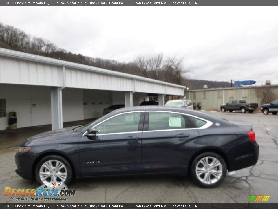 2014 Chevrolet Impala LT Blue Ray Metallic / Jet Black/Dark Titanium Photo #5