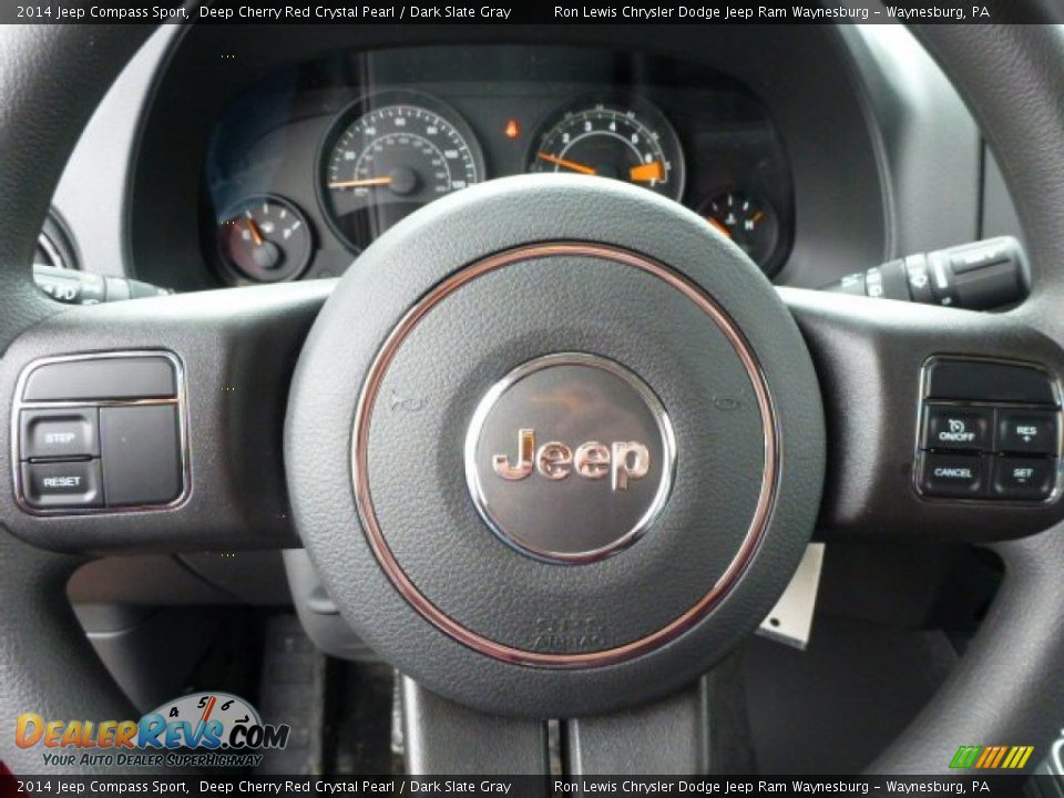 2014 Jeep Compass Sport Deep Cherry Red Crystal Pearl / Dark Slate Gray Photo #16