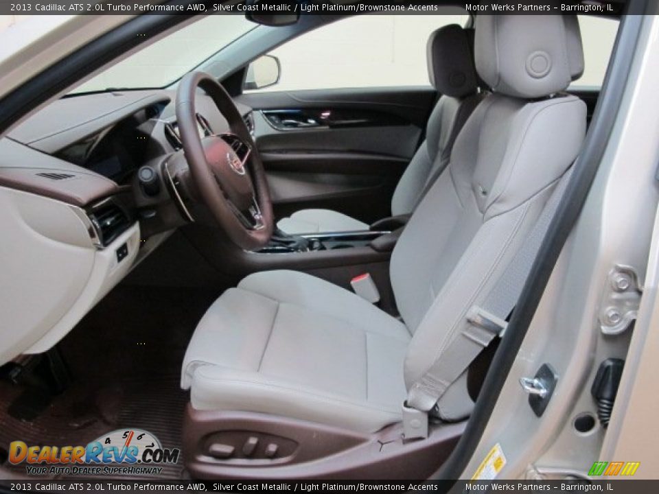 Front Seat of 2013 Cadillac ATS 2.0L Turbo Performance AWD Photo #18