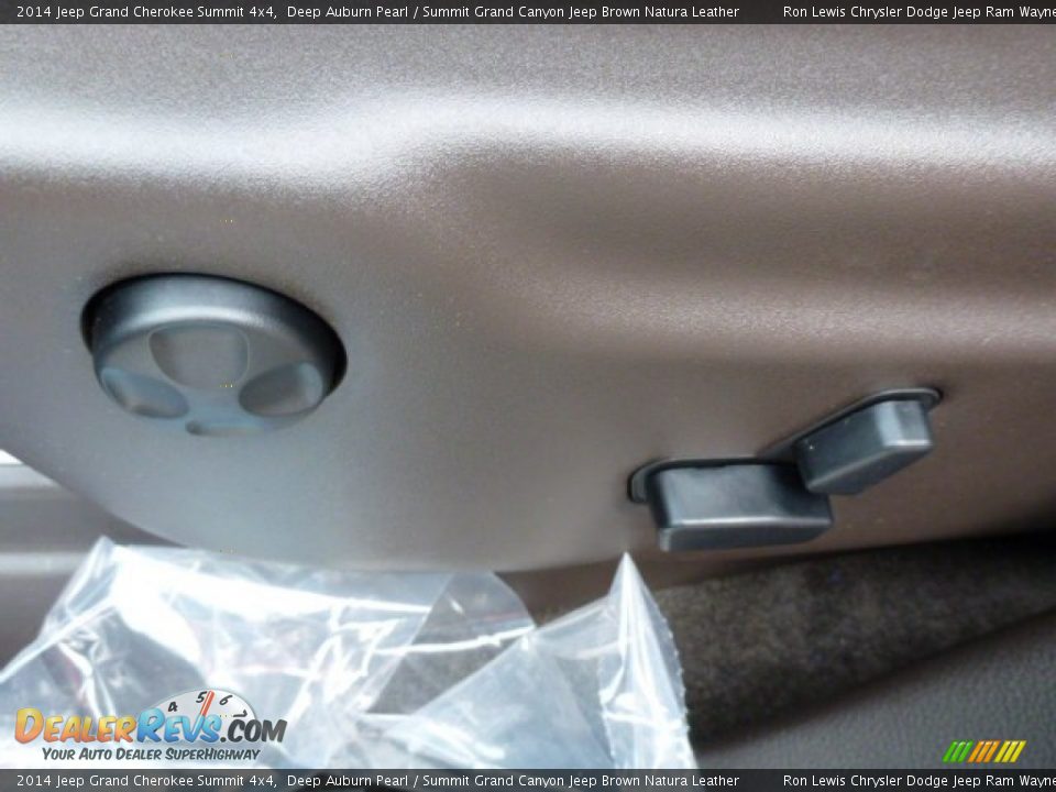 2014 Jeep Grand Cherokee Summit 4x4 Deep Auburn Pearl / Summit Grand Canyon Jeep Brown Natura Leather Photo #14