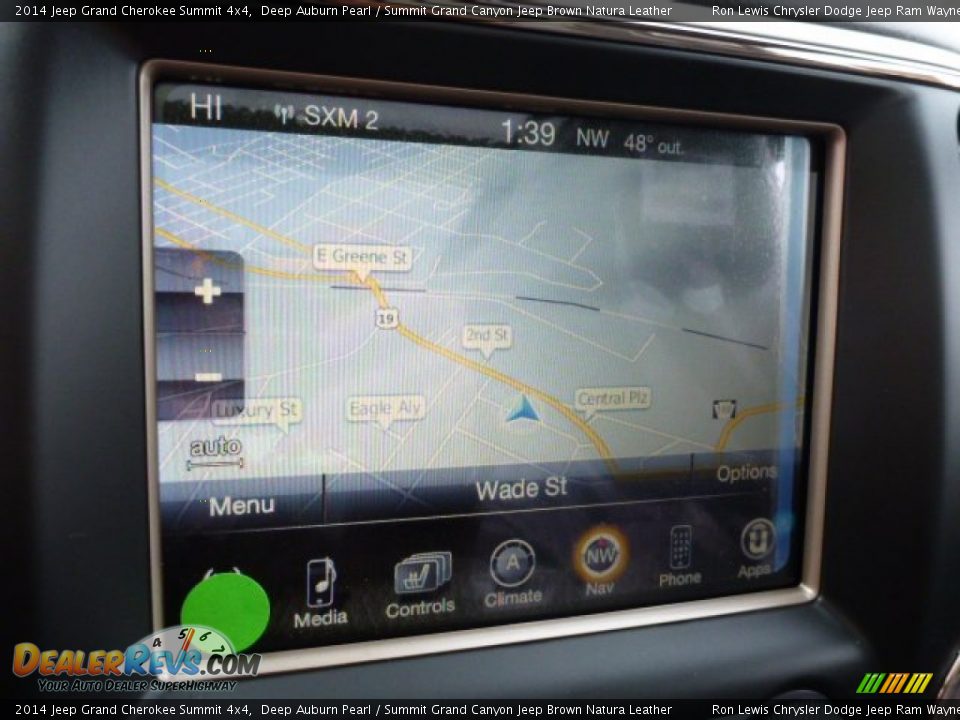 2014 Jeep Grand Cherokee Summit 4x4 Deep Auburn Pearl / Summit Grand Canyon Jeep Brown Natura Leather Photo #17