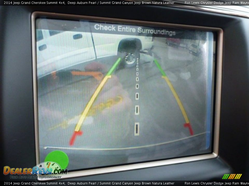 2014 Jeep Grand Cherokee Summit 4x4 Deep Auburn Pearl / Summit Grand Canyon Jeep Brown Natura Leather Photo #18