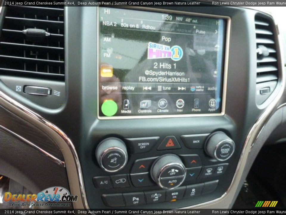 2014 Jeep Grand Cherokee Summit 4x4 Deep Auburn Pearl / Summit Grand Canyon Jeep Brown Natura Leather Photo #19