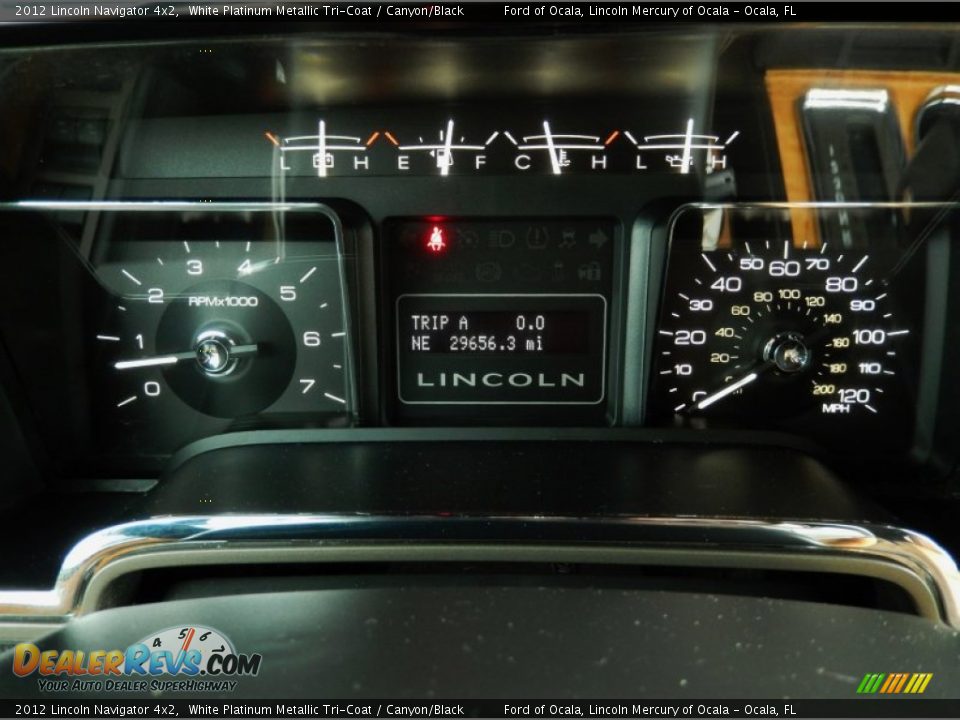 2012 Lincoln Navigator 4x2 Gauges Photo #24