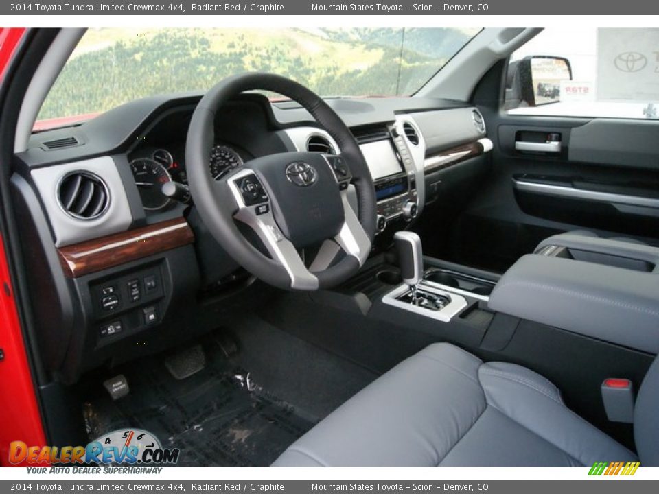 2014 Toyota Tundra Limited Crewmax 4x4 Radiant Red / Graphite Photo #5