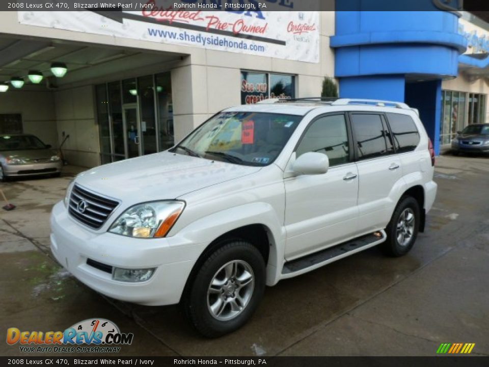 2008 Lexus GX 470 Blizzard White Pearl / Ivory Photo #1